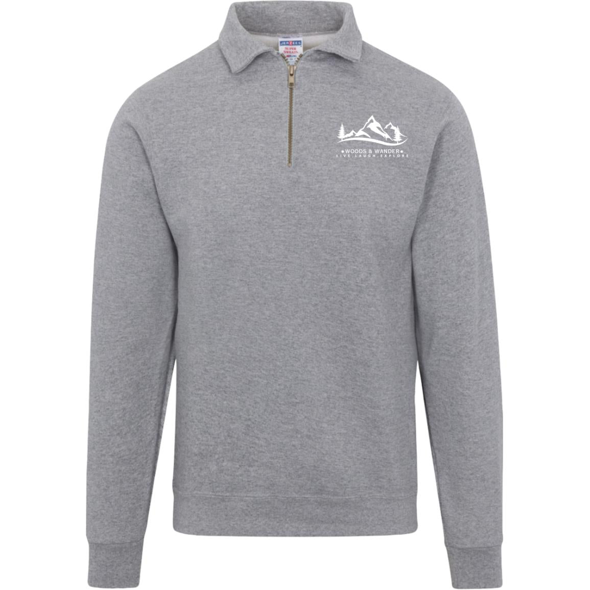 Jerzees Mens Fleece Quarter Zip Pullover