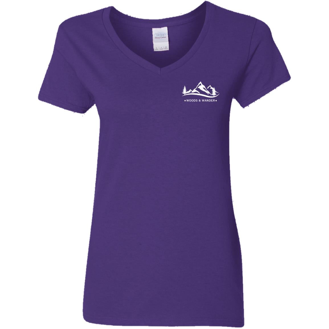 Built For The Wild Women's V-Neck T-Shirt