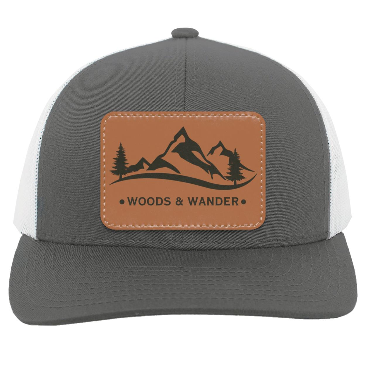 Trucker Snap Back Brown Logo