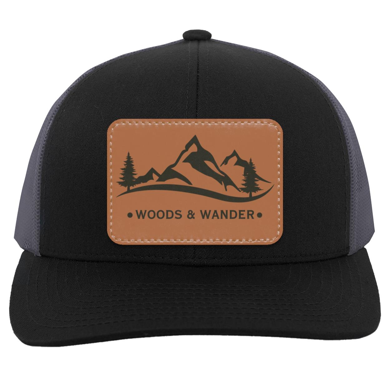 Trucker Snap Back Brown Logo