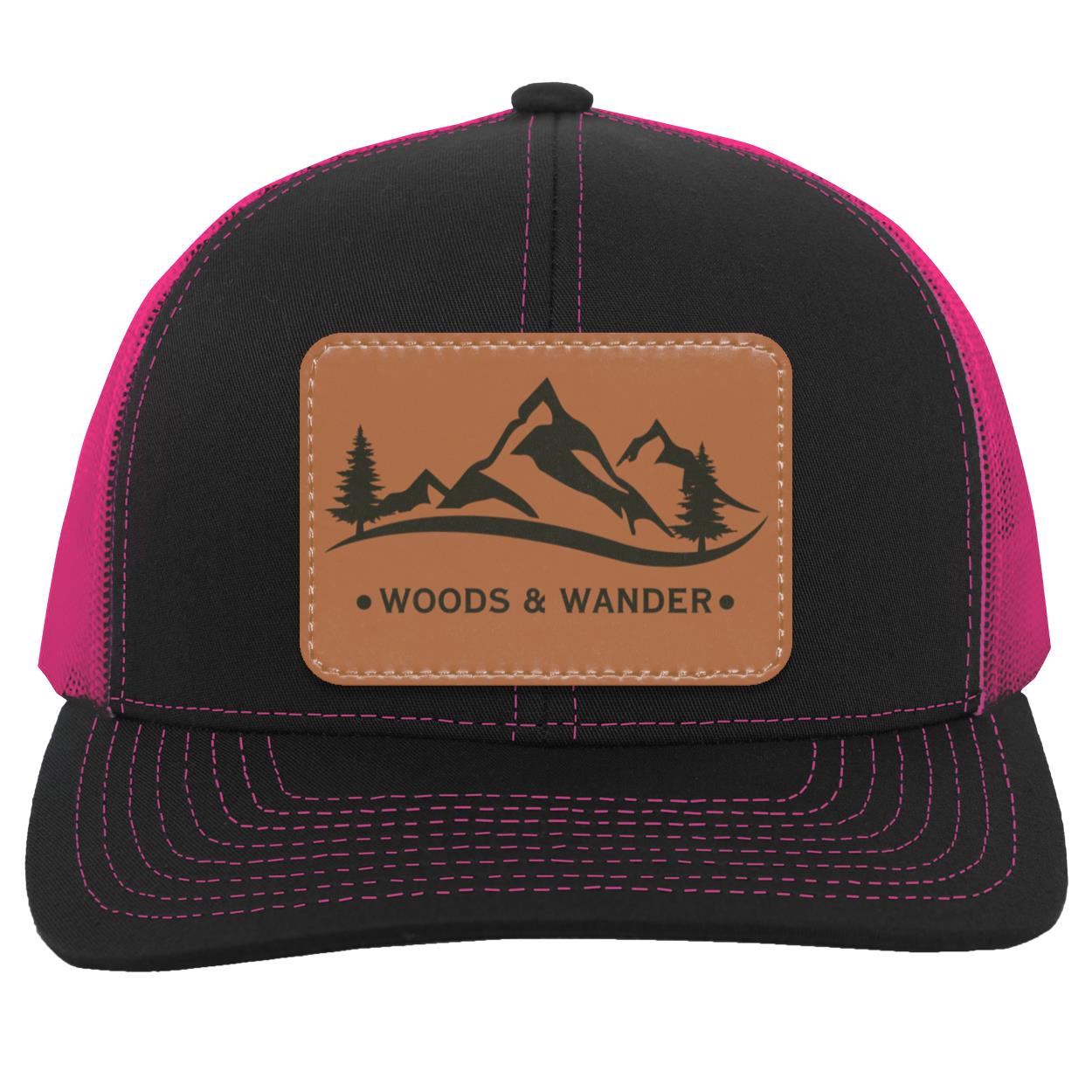 Trucker Snap Back Brown Logo