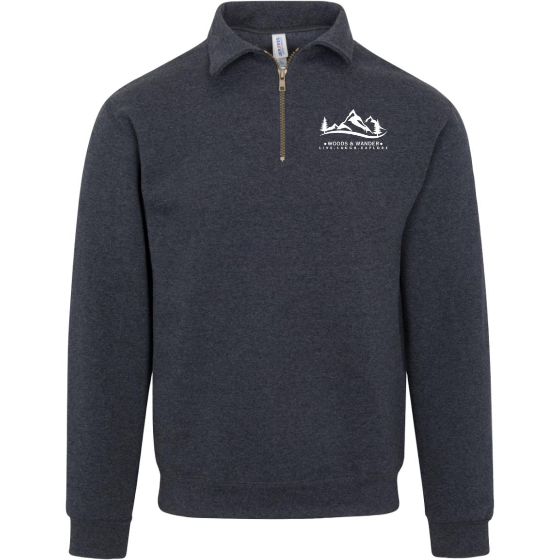 Jerzees Mens Fleece Quarter Zip Pullover