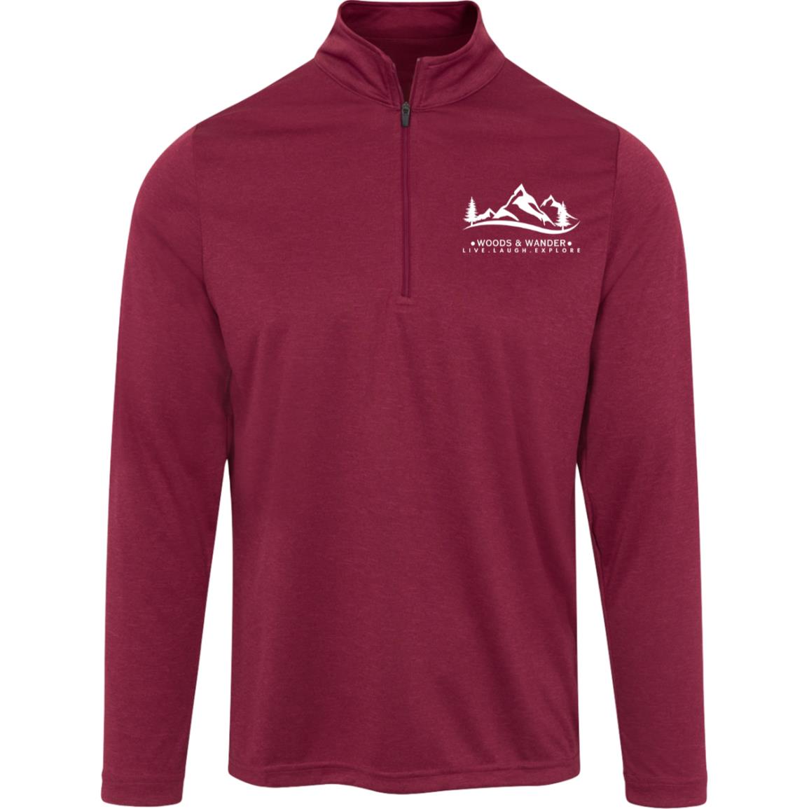 Team 365 Mens Heather Quarter Zip