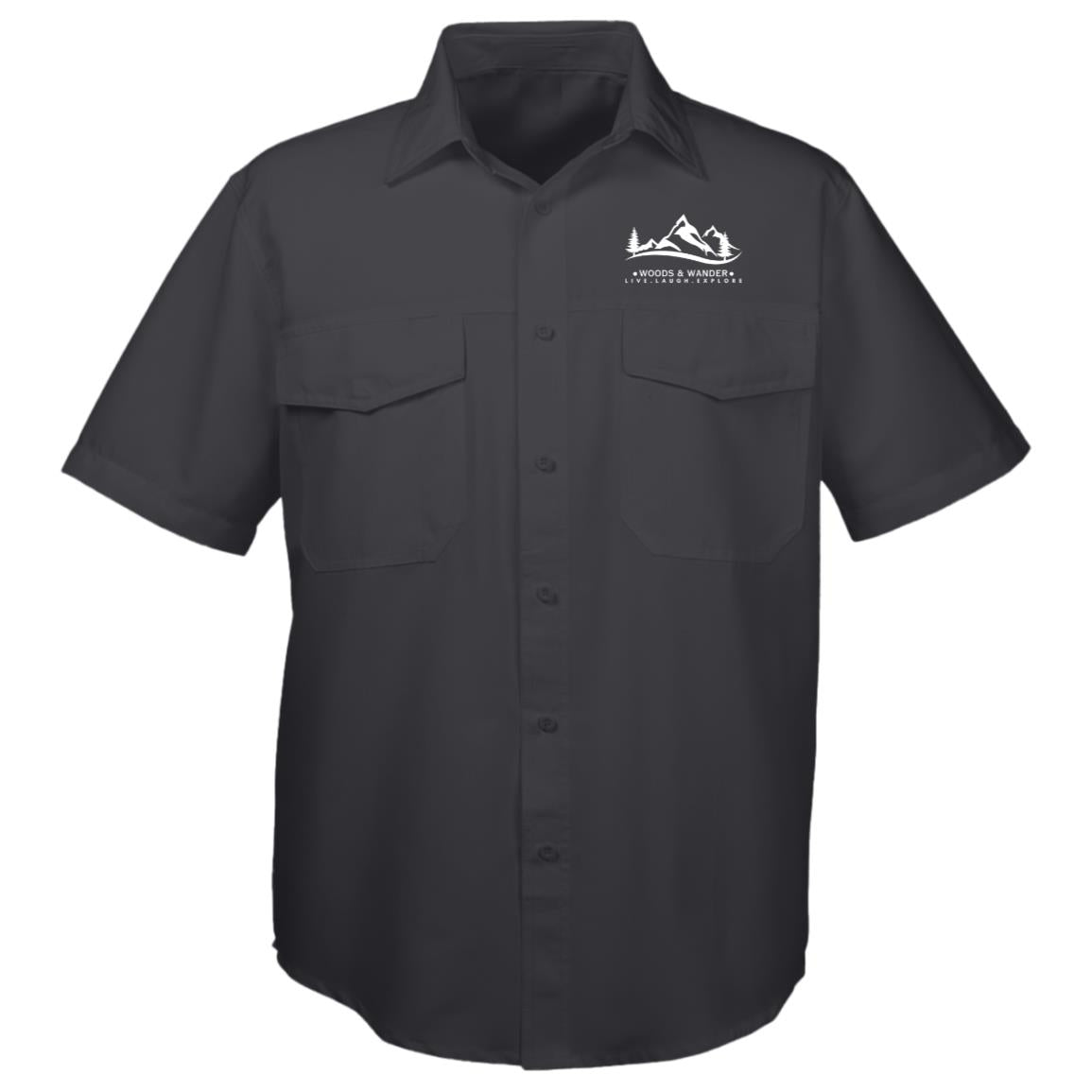 Harriton Mens Key West Short Sleeve Staff Shirt