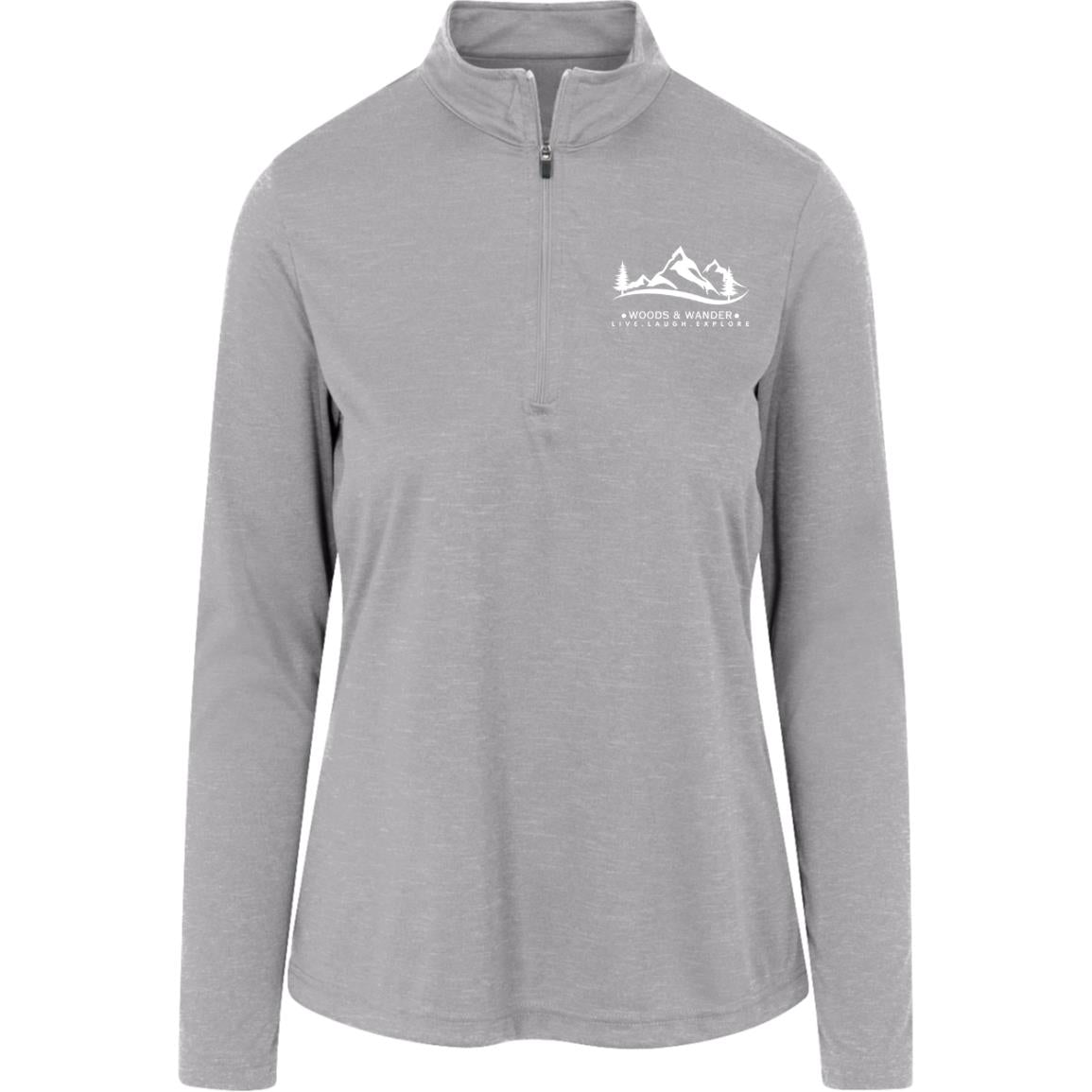 Team 365 Women's Heather Quarter Zip