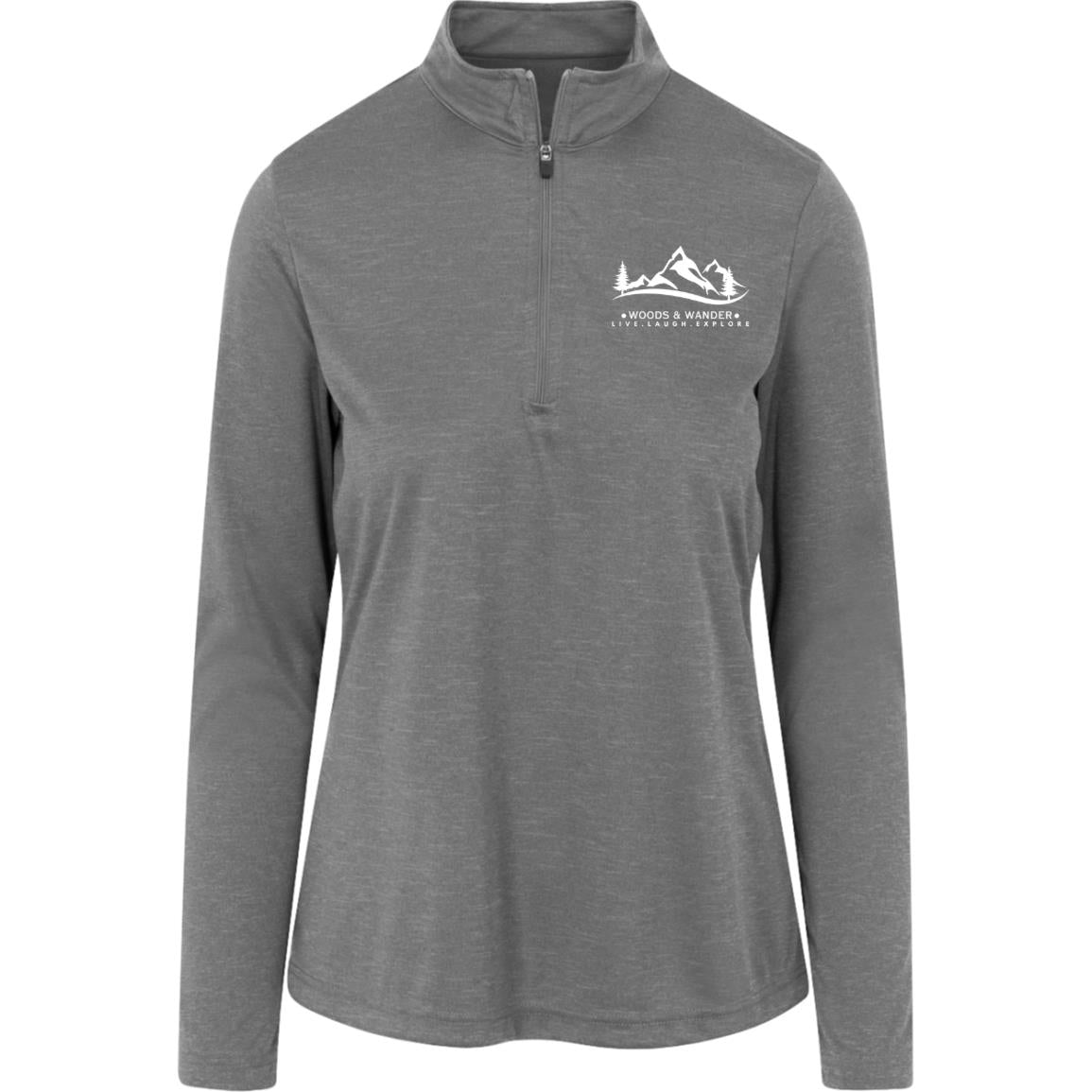 Team 365 Women's Heather Quarter Zip