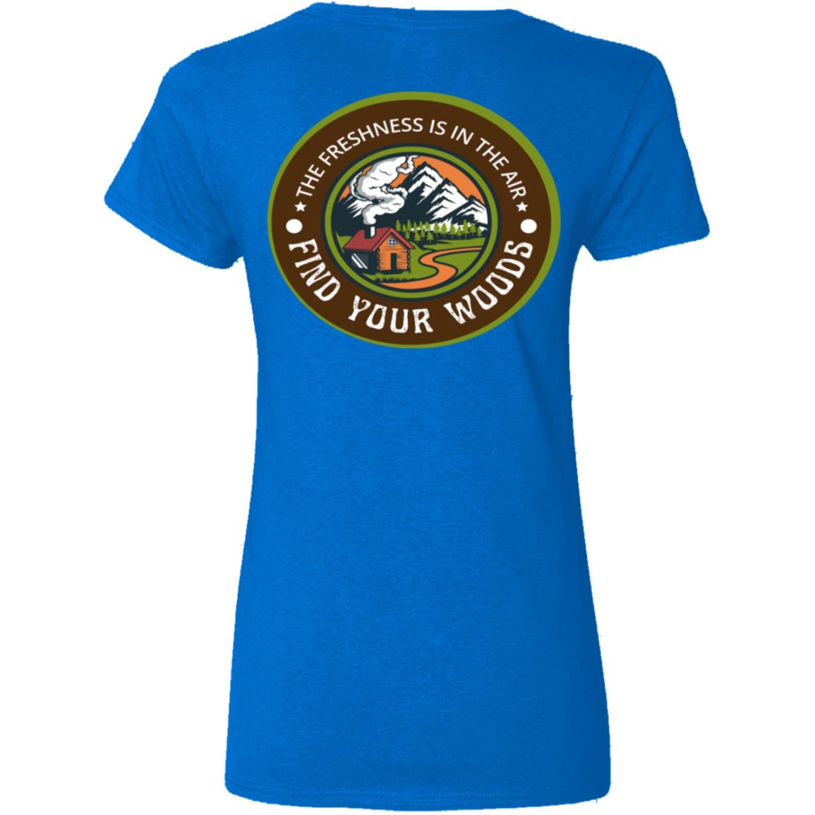 Find Your Woods Women's V-Neck T-shirt