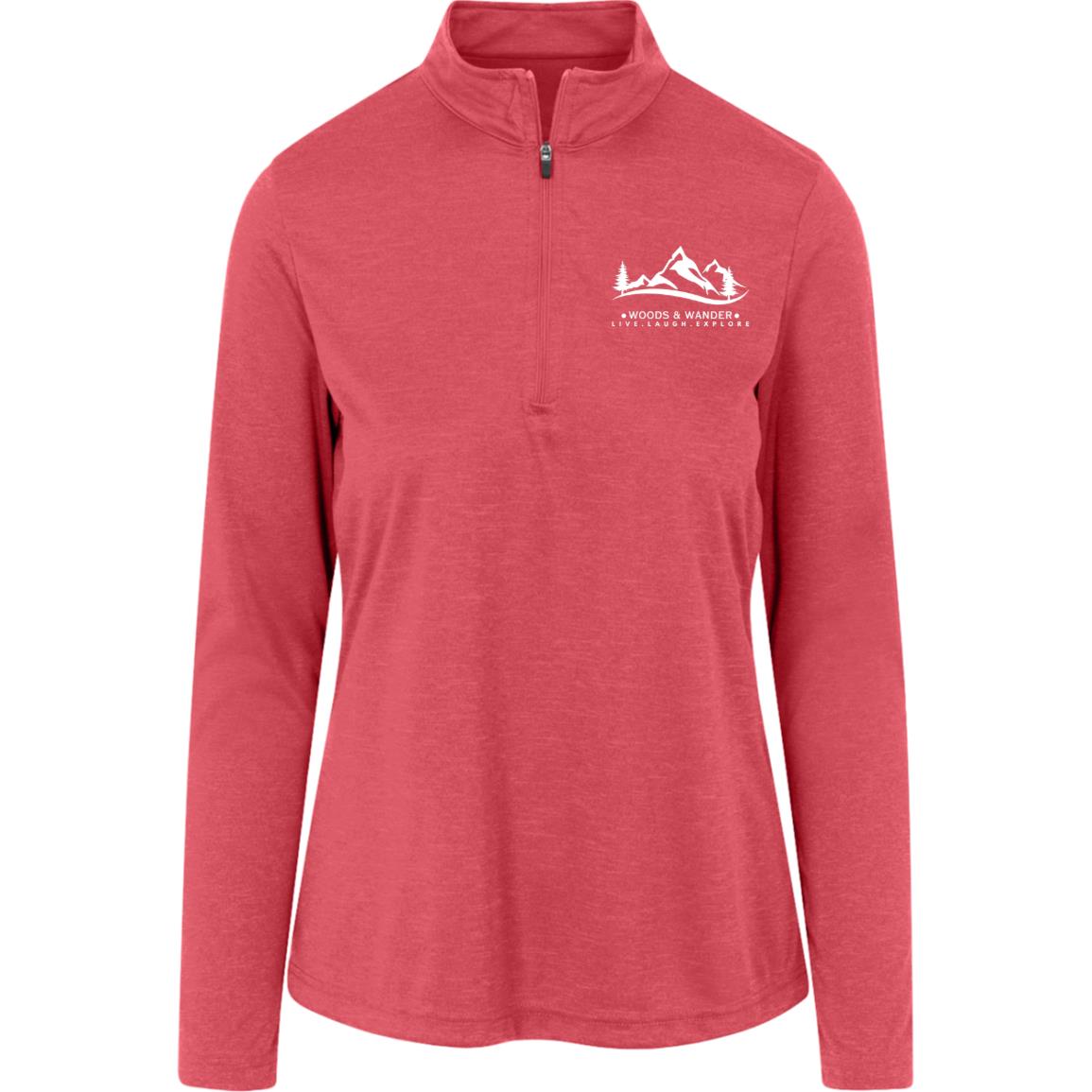 Team 365 Women's Heather Quarter Zip