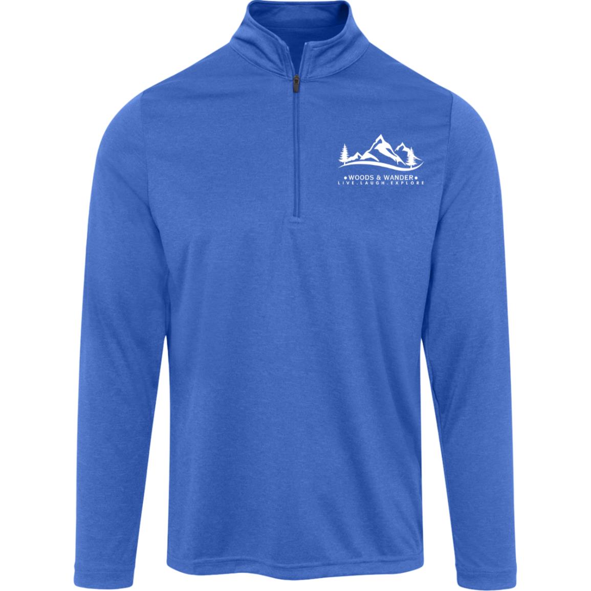 Team 365 Mens Heather Quarter Zip