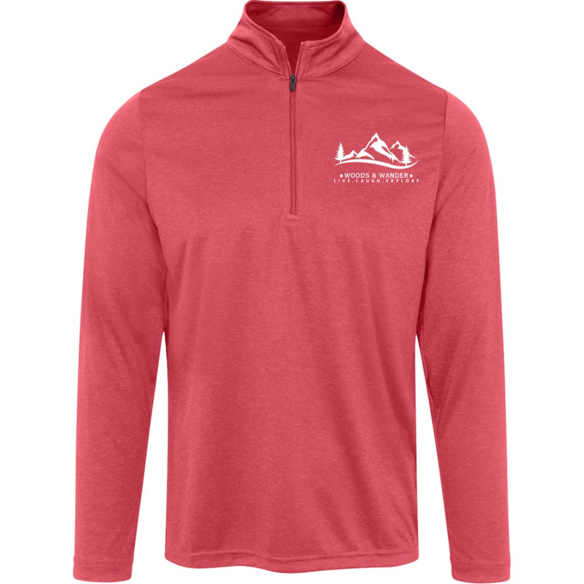 Team 365 Mens Heather Quarter Zip