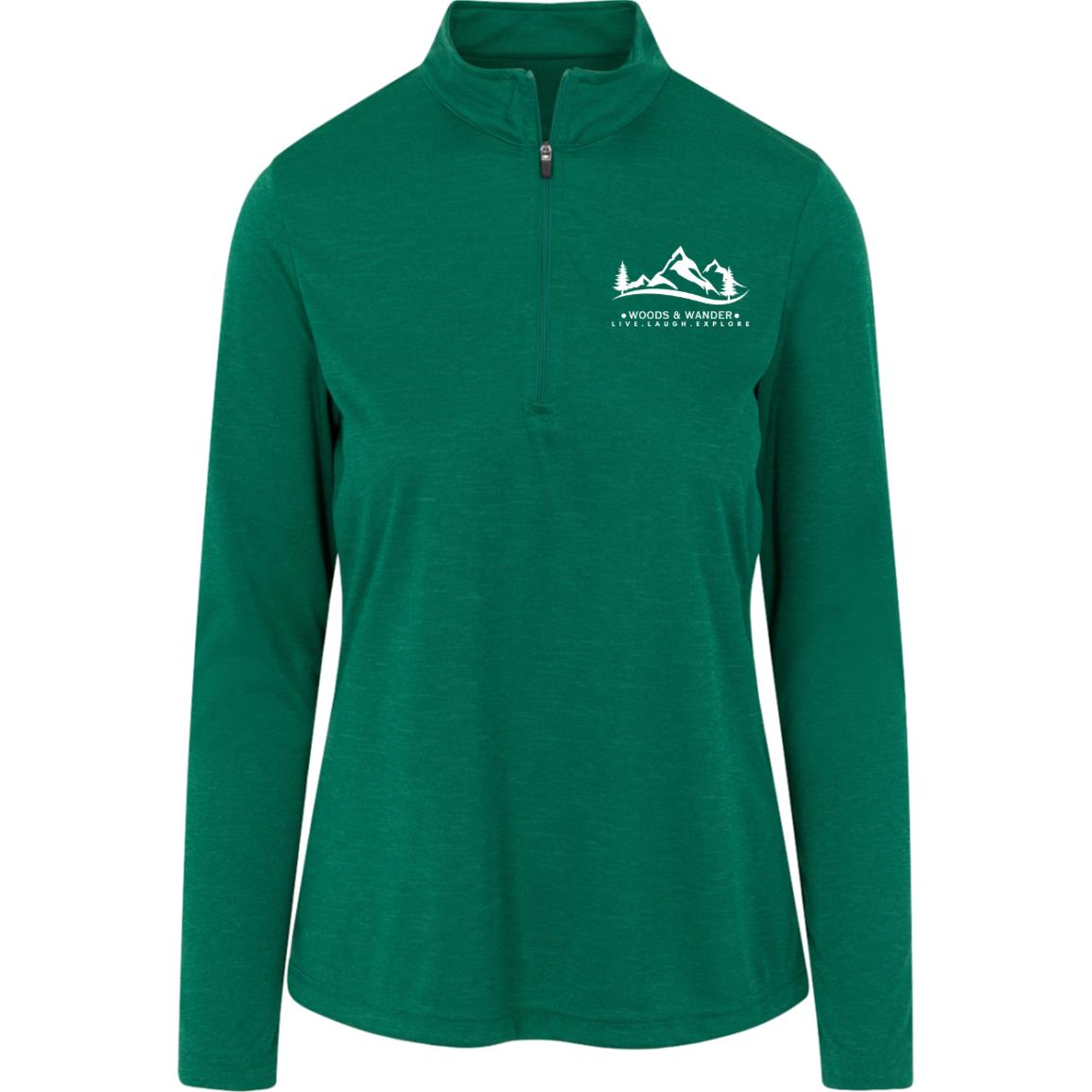 Team 365 Women's Heather Quarter Zip