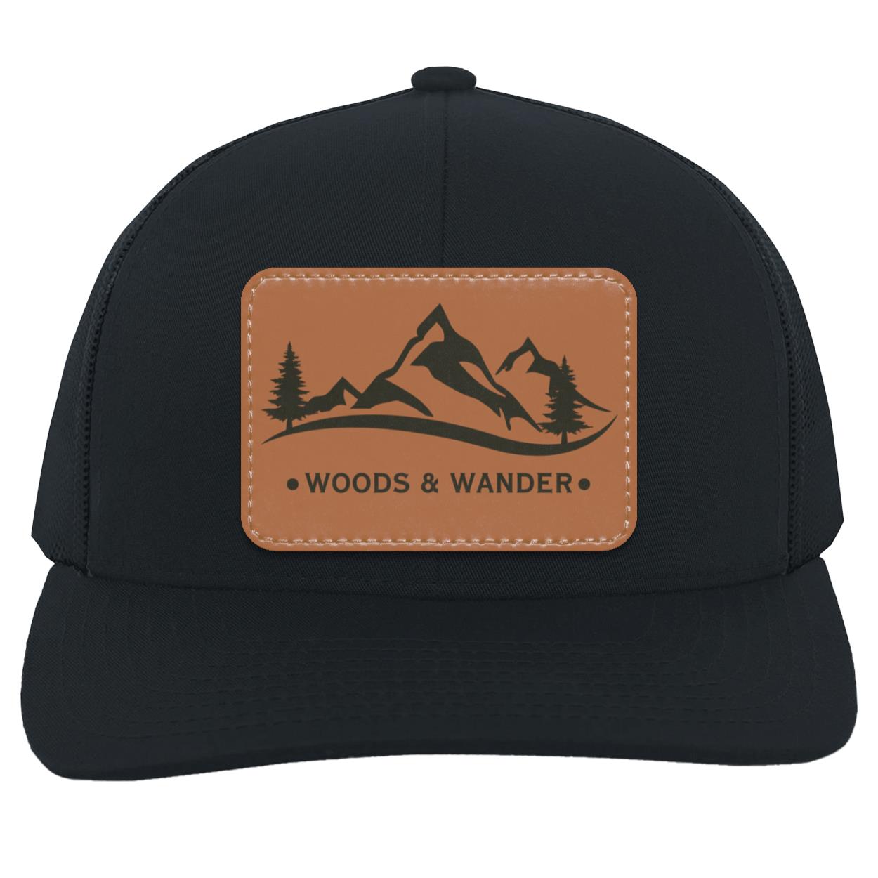 Trucker Snap Back Brown Logo