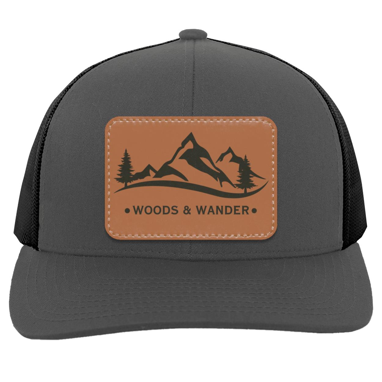 Trucker Snap Back Brown Logo