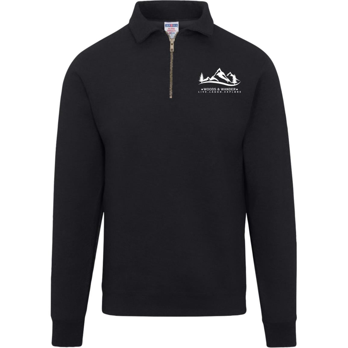 Jerzees Mens Fleece Quarter Zip Pullover