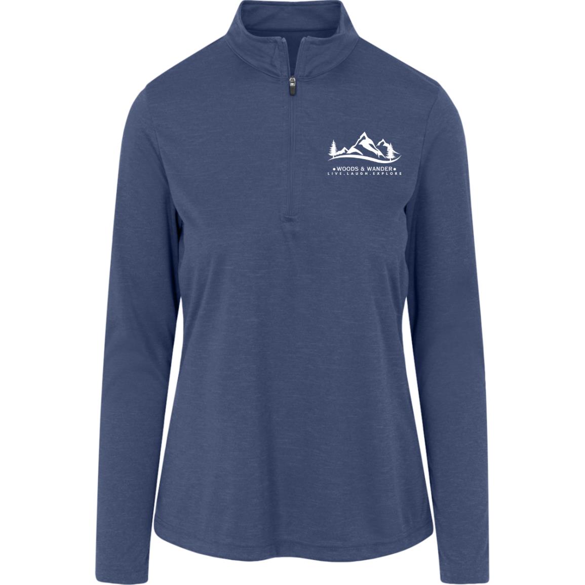 Team 365 Women's Heather Quarter Zip